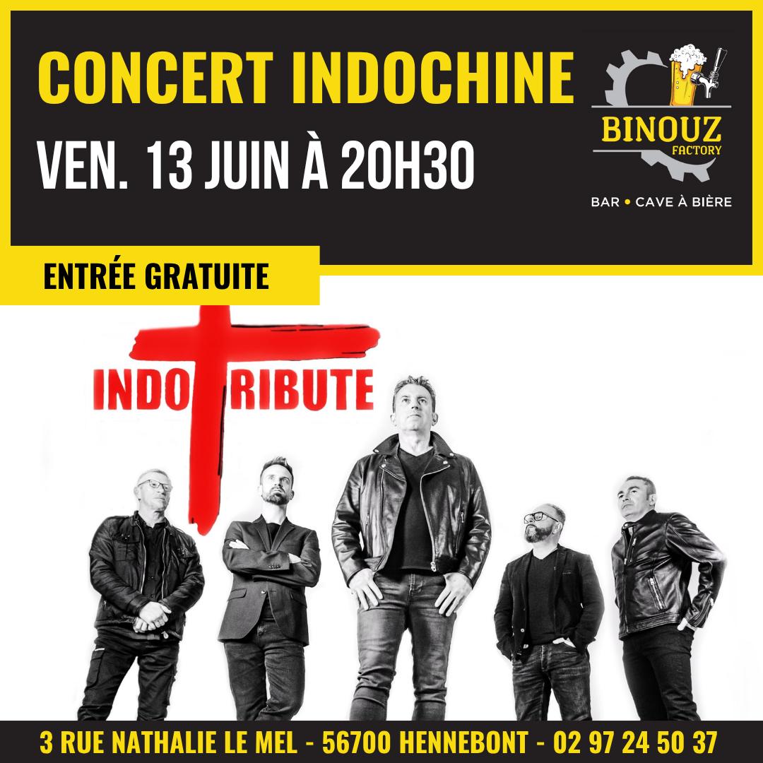 affiche concert au Binouz Factory (56) Hennebont le 13 juin 2025